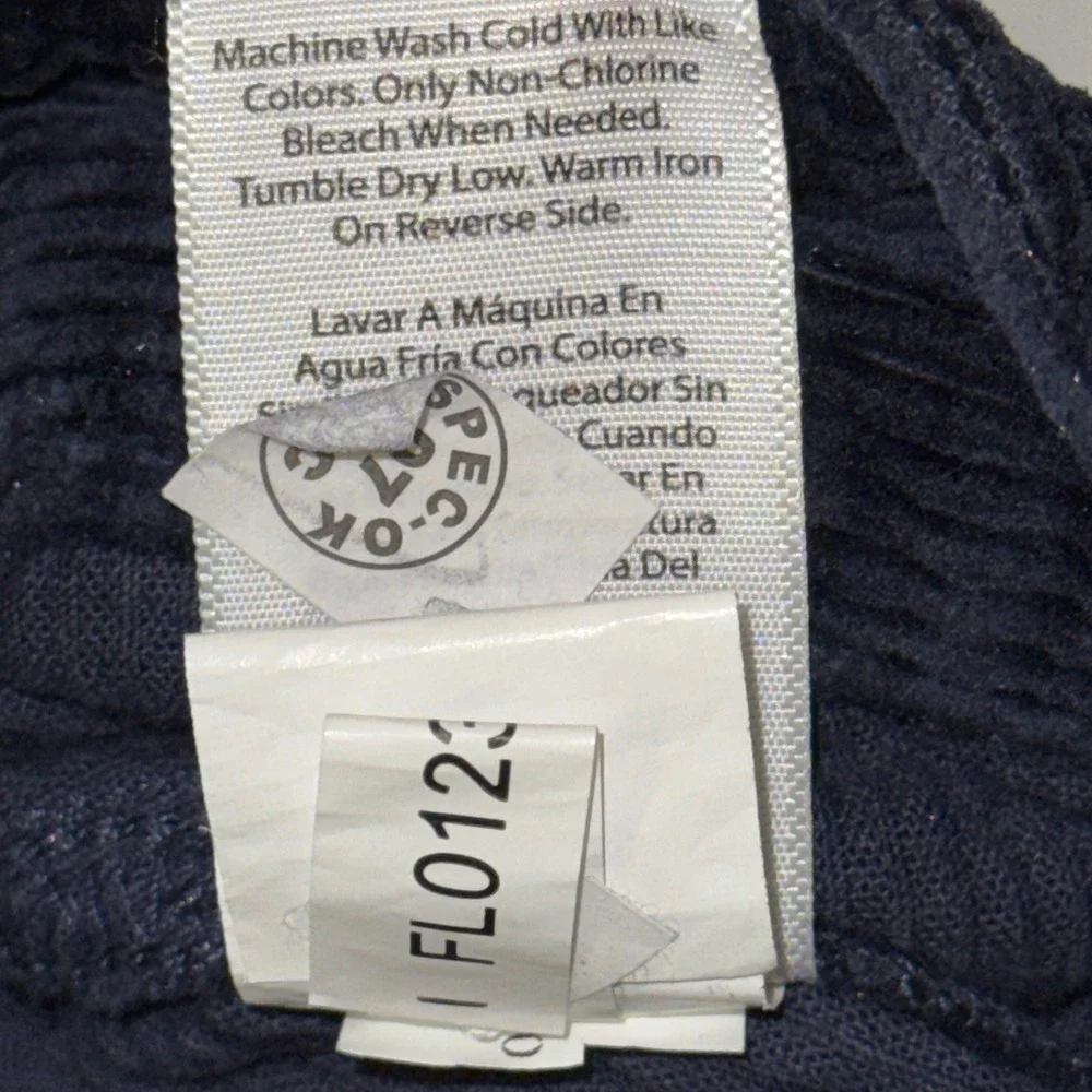 Free Assembly Corduroy A-Line Mini Skirt Pockets Dark Navy Blue Button Fly sz 6 - Picture 5 of 5